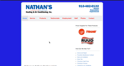 Desktop Screenshot of nathansheatandair.com